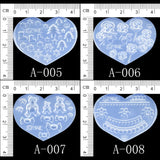 28Pcs Mini Nail Art Silicone Mold for Acrylic Gel Tools