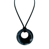 28mm Healing Crystals Necklace Chakra Gemstone Amulet Lucky Coin Charm