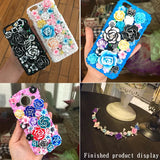 28pc Polymer Clay Flower Beads Charms for DIY Crafts