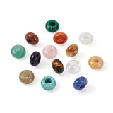 28pcs Natural Synthetic Gemstone Large Hole Beads for DIY Necklace Making