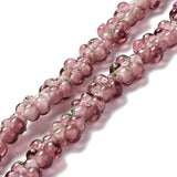Colorful Bumpy Flower Lampwork Beads Strand for Jewelry Making