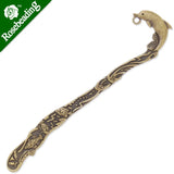 Antique Bronze Dolphin Hook Bookmark, 10pcs/lot