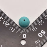 29 Pcs/Lot 12mm Natural Turquoise Round Beads DIY Jewelry Bracelet JA0355
