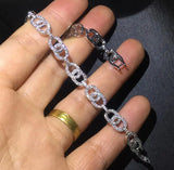 Pave Cz Tennis Bracelet AAAAA Stones Party Wedding Jewelry