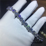 Pave Cz Tennis Bracelet AAAAA Stones Party Wedding Jewelry