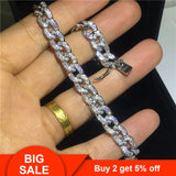 Pave Cz Tennis Bracelet AAAAA Stones Party Wedding Jewelry