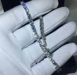 Pave Cz Tennis Bracelet AAAAA Stones Party Wedding Jewelry