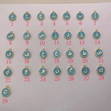 Islamic Charm Pendant Necklace - 29 Arabic Letters