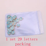 Islamic Charm Pendant Necklace - 29 Arabic Letters