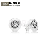 925 Sterling Silver Earrings with Fashionable Charm for Ladies