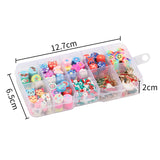290Pcs Mixed Halloween Christmas Polymer Clay Beads for Jewelry Making