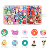 Polymer Clay Beads Mixed Halloween Christmas Beads Jewelry Making DIY