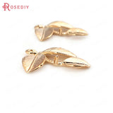 20PCS Zinc Alloy Tree Leaf Charms Pendants Jewelry Findings