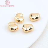 6PCS 7.8x8MM Hole 1.5MM Brass Spacer Beads High Jewelry Making