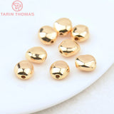 6PCS 7.8x8MM Hole 1.5MM Brass Spacer Beads High Jewelry Making
