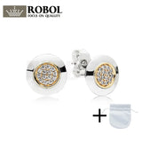 925 Sterling Silver Ladies Earrings Charm