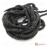 10 Meters 5mm Satin Polyester Cords DIY Jewelry Findings Accessories