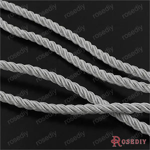 10 Meters 5mm Satin Polyester Cords DIY Jewelry Findings Accessories