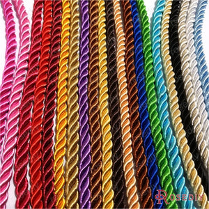 10 Meters 5mm Satin Polyester Cords DIY Jewelry Findings Accessories