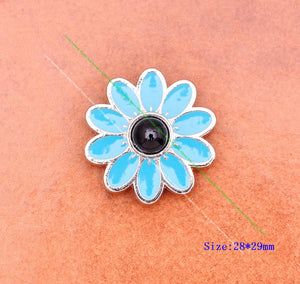 29Mm Beauty Flower Bead Leathercraft Case Luggage Bag Belt Keyring Accessories