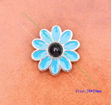 29Mm Beauty Flower Bead Leathercraft Case Luggage Bag Belt Keyring Accessories