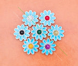 29Mm Beauty Flower Bead Leathercraft Case Luggage Bag Belt Keyring Accessories