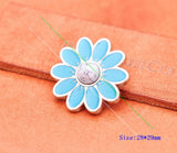 29Mm Beauty Flower Bead Leathercraft Case Luggage Bag Belt Keyring Accessories