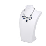 Black&White PU Necklace Display Stand Jewelry Holder Mannequin Bust