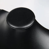 Black&White PU Necklace Display Stand Jewelry Holder Mannequin Bust