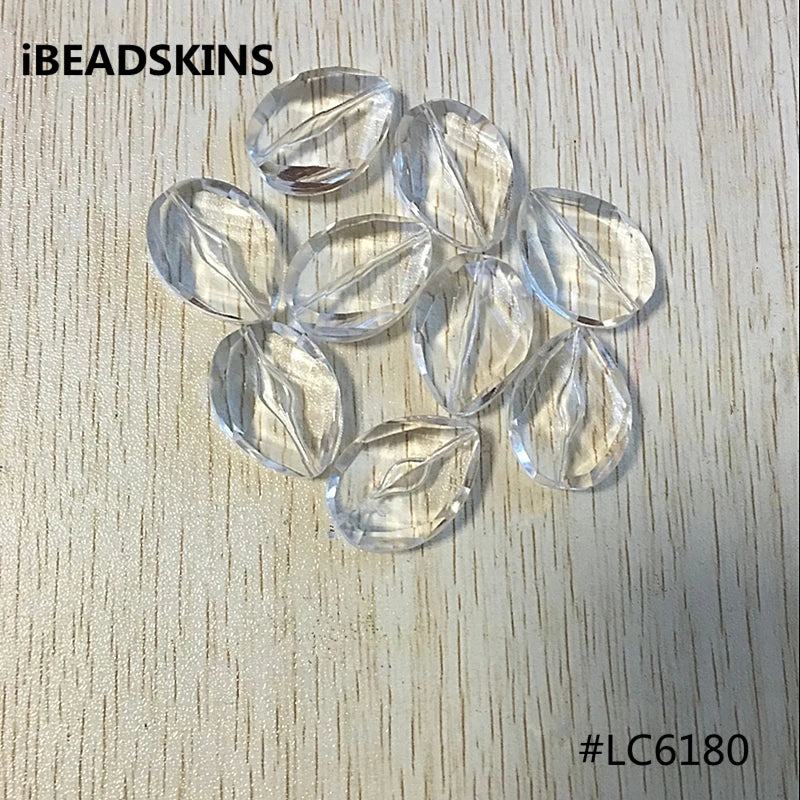 Acrylic Clear Water Drop Beads for Jewelry Making