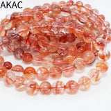 2 Natural Multi-inclusions Crystal Bracelets 8-8.8mm Beads