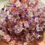 Natural Seven Quartz Irregular Bead Bracelets