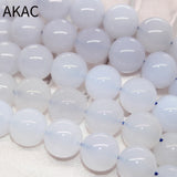 Natural Chalcedony Bracelet Beads 12-13mm