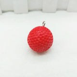 Golf Ball DIY Keychain Pendant Accessories Earrings Necklace Pendant