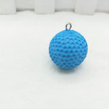 Golf Ball DIY Keychain Pendant Accessories Earrings Necklace Pendant