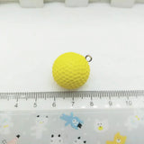 Golf Ball DIY Keychain Pendant Accessories Earrings Necklace Pendant