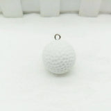 Golf Ball DIY Keychain Pendant Accessories Earrings Necklace Pendant