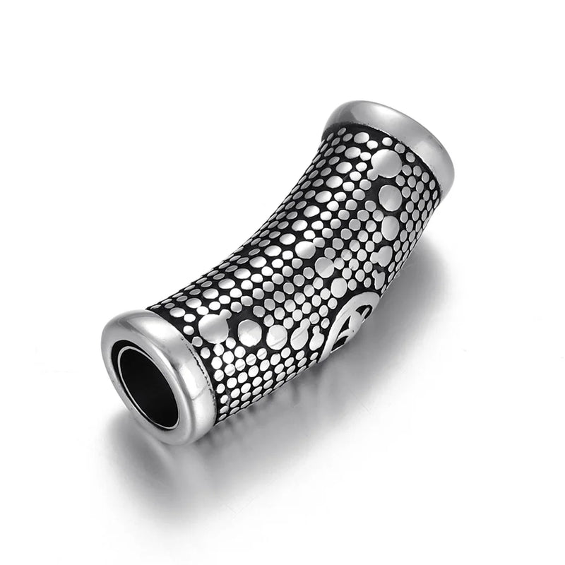316L Stainless Steel Magnetic Clasps 6mm Hole for Leather Cord Bracelet