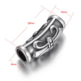 316L Stainless Steel Magnetic Clasps 6mm Hole for Leather Cord Bracelet