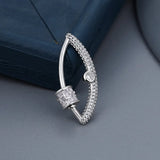 Color Lips Shape Clasps Hooks Copper Micro Pave Zirconia Jewelry Making Supplies