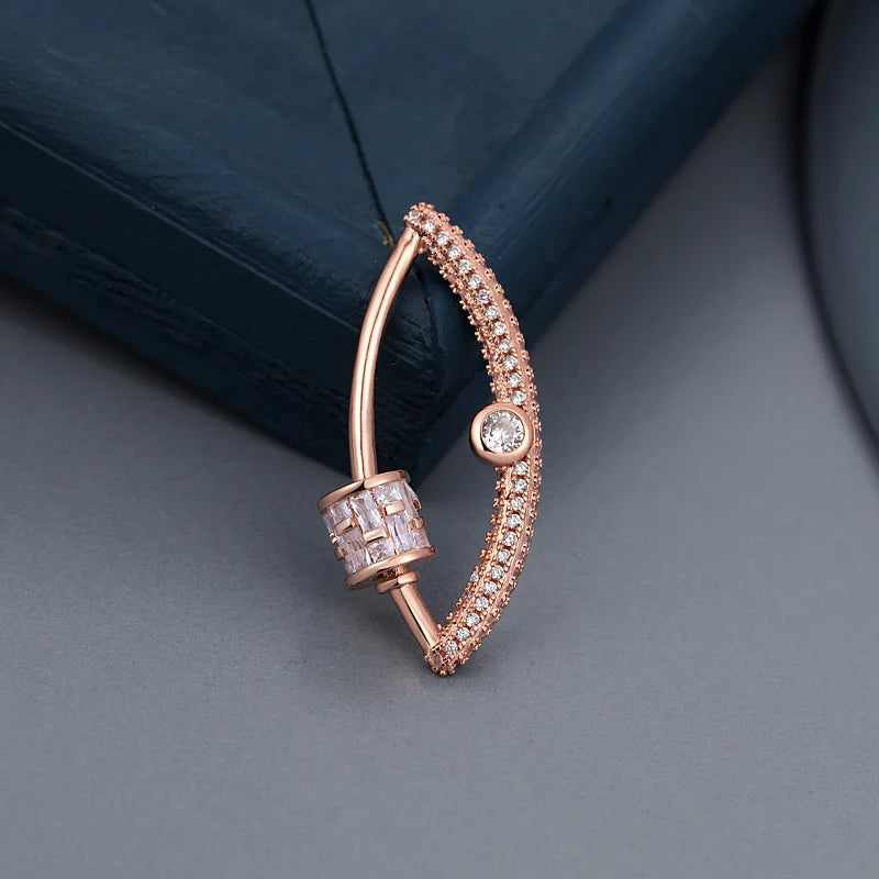 Color Lips Shape Clasps Hooks Copper Micro Pave Zirconia Jewelry Making Supplies