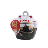 2Colors Cartoon Fortune Cat Jingle Bell Charms Pendant Craft Jewelry Findings