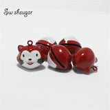 Cartoon Fox Animal Bell Charms Pendant Craft Jewelry Accessories