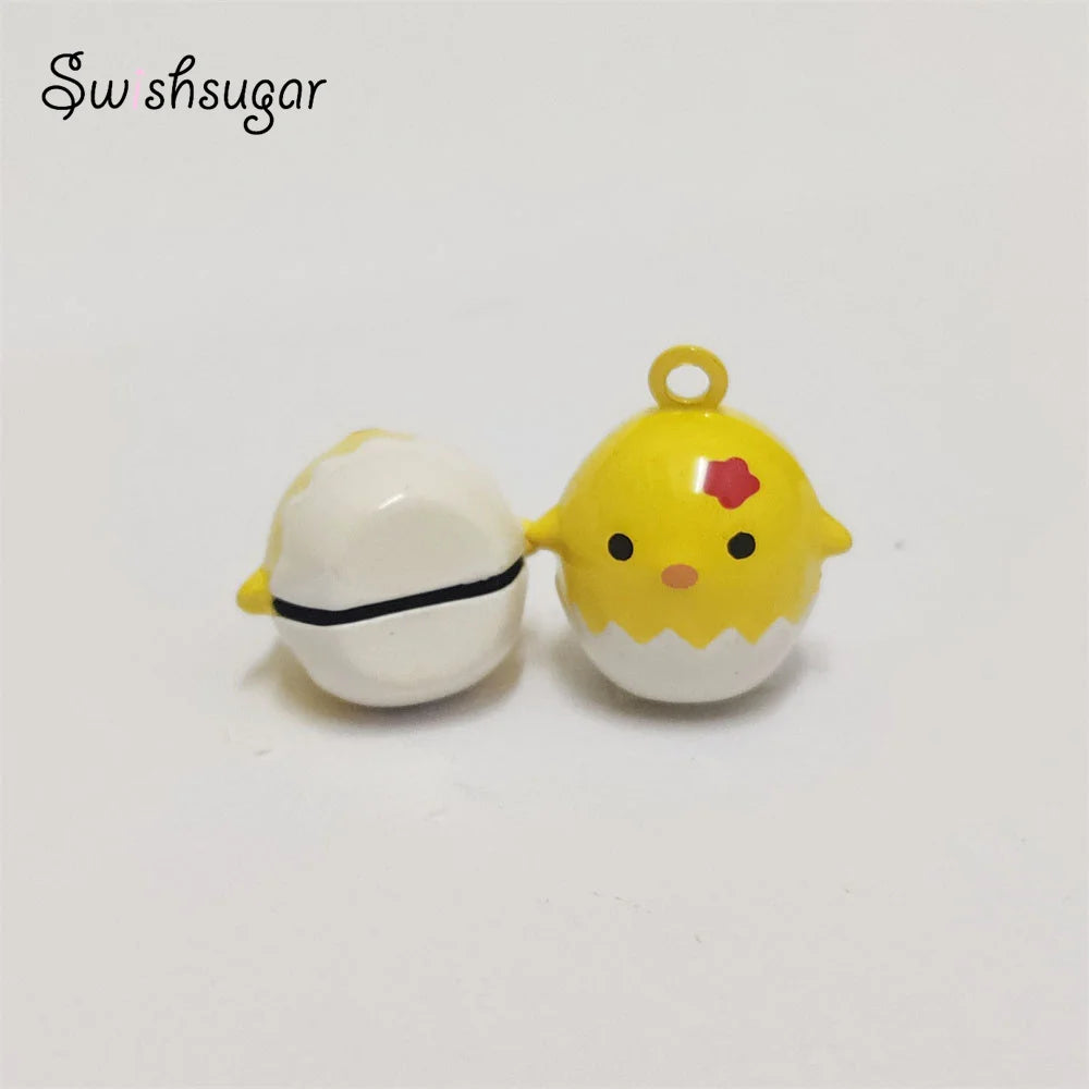 Easter Chicken Egg Bell Charm Pendant Bracelet Jewelry Findings