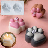Cat Paw Candle Silicone Mold for DIY Aromatherapy Candle Soap Making Mould