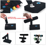 Velvet Bracelet Storage Shelf Chain Watch T-Bar Rack Jewelry Organizer