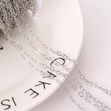 2M 18K Heart Charm Chain for DIY Choker Necklace