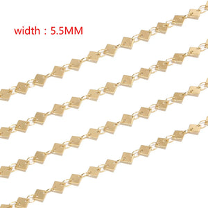 Stainless Steel Cross Link Chain Necklace for Jewelry Making