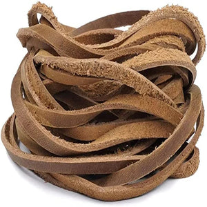 2M Flat Cow Leather Rope DIY Jewelry Making Shoe Laces