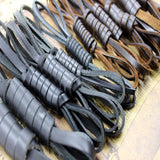 2M Flat Cow Leather Rope DIY Jewelry Making Shoe Laces